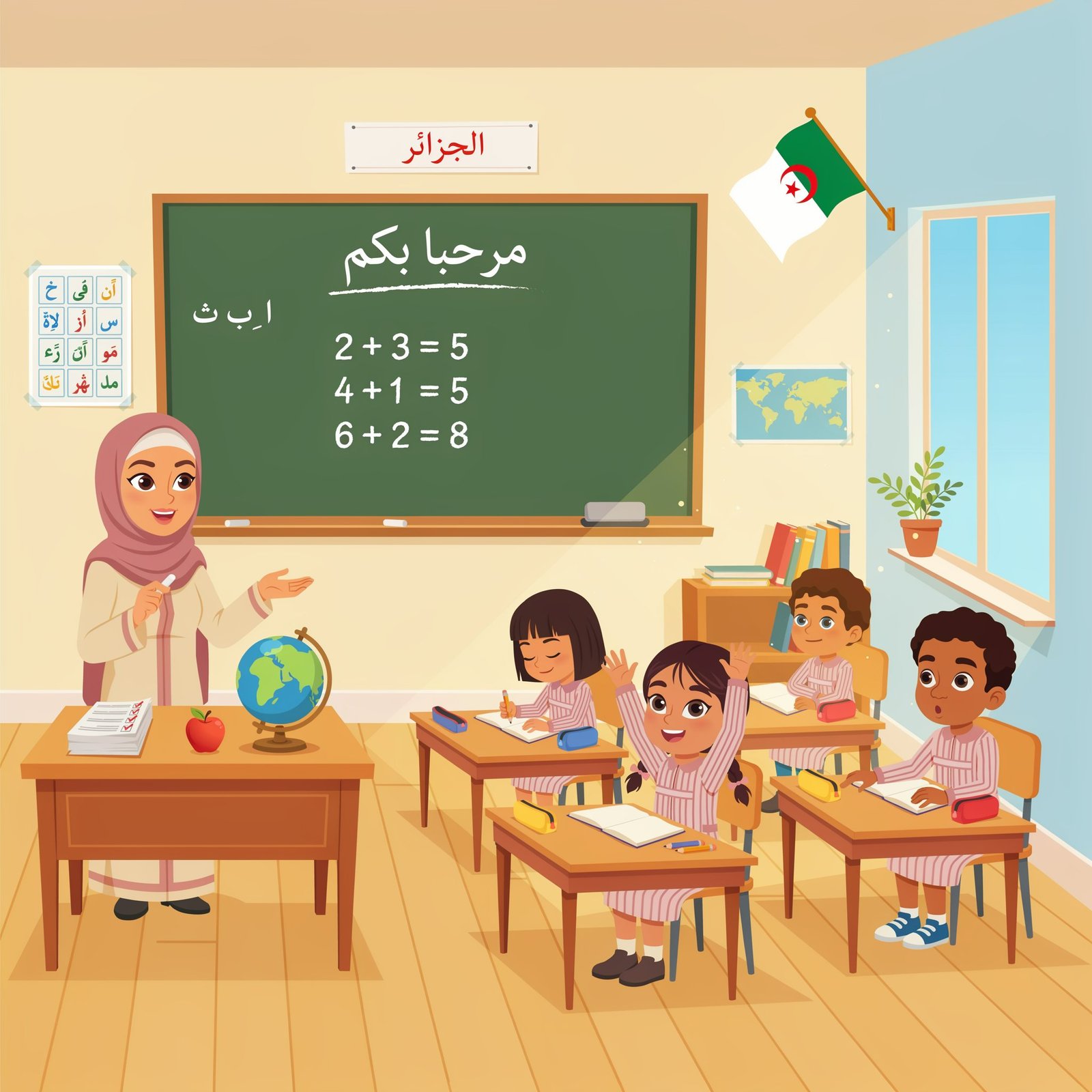 صورة تعليمية للمرحلة الابتدائية